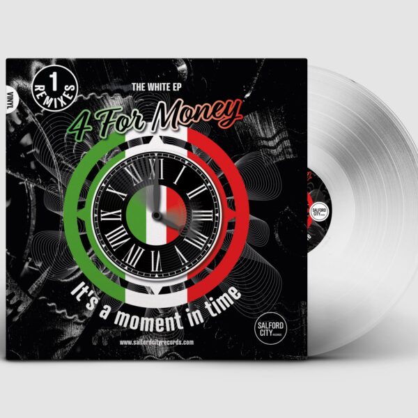 SCR031 4 FOR MONEY - ITS A MOMENT IN TIME 30th ANNIVERSARY REMIXES (PART 1) EP (PRE ORDER FOR 8th SEPTEMBER 2025)